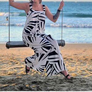 Black and White Jumpsuit